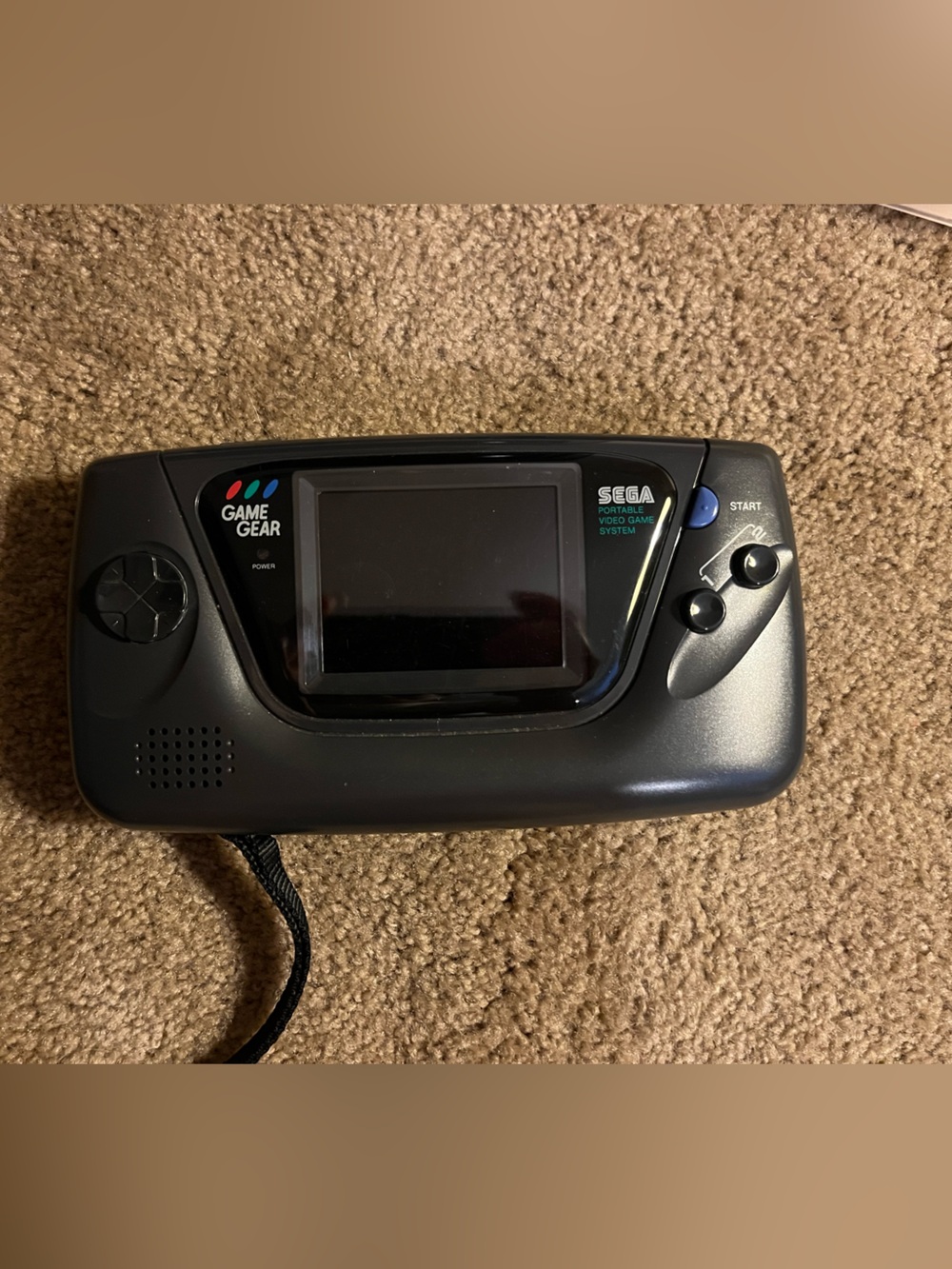 Game Gear Portable Handheld Console - Black